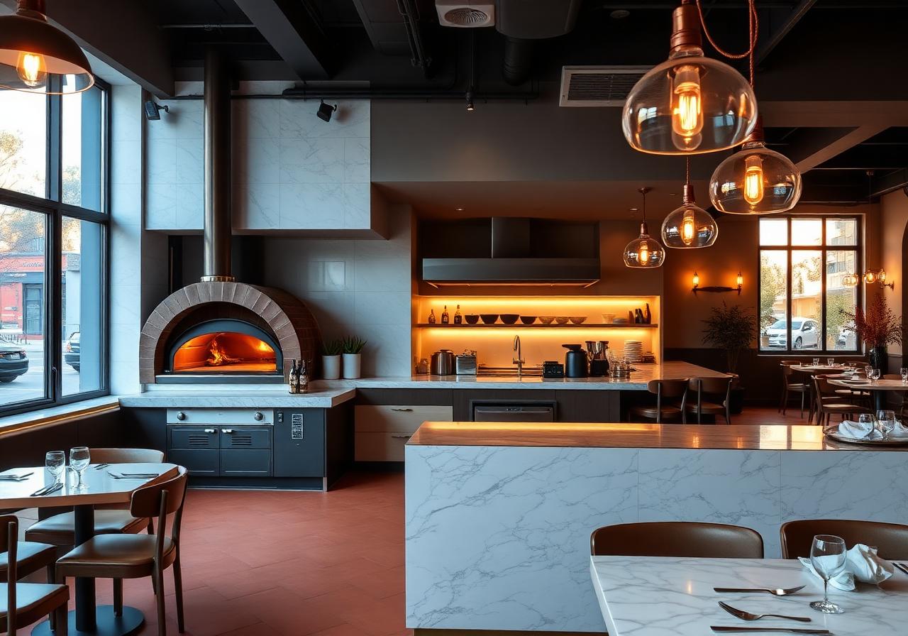 Trattoria con horno de leña