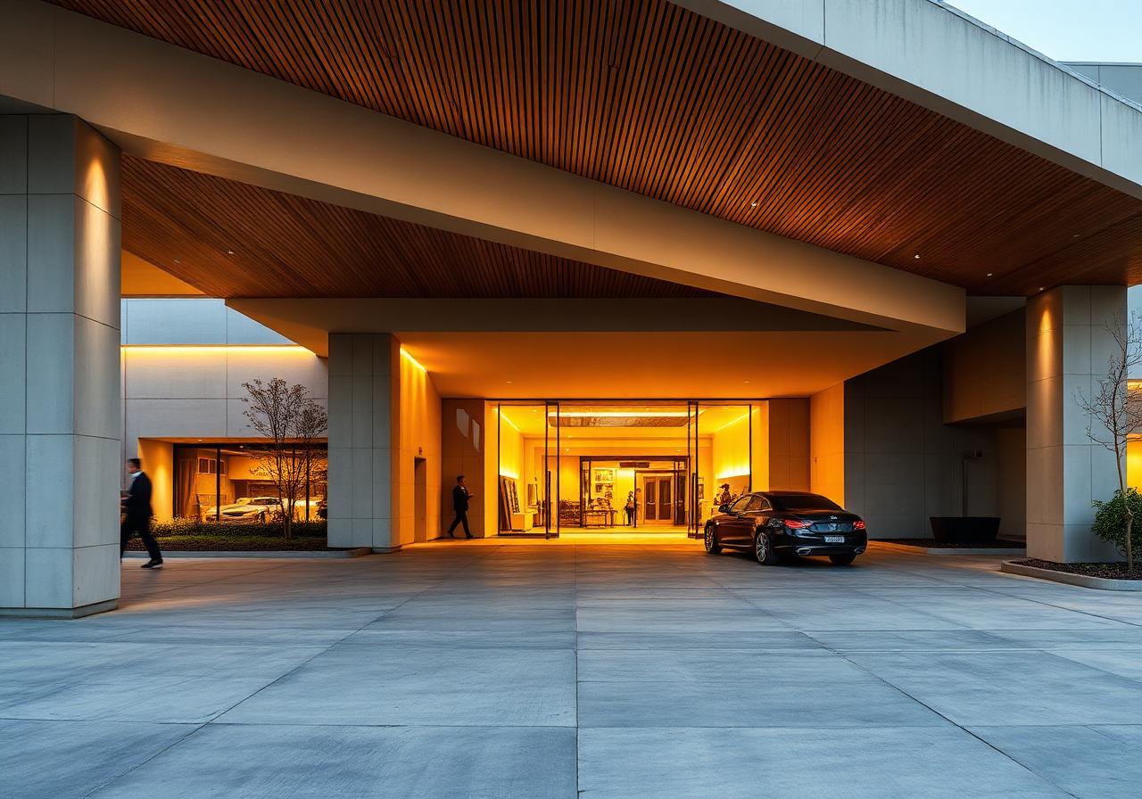 Valet parking & accesos cubiertos